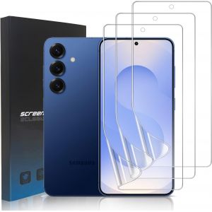 Kal-3 Pièces Protection Écran Compatible Avec Samsung Galaxy S25, Hd Clair Film De Protection En Tpu Flexible Pour Samsung Galaxy S25 [Non Verre][Compatible Avec Lecteur D`Empreinte] - Neuf