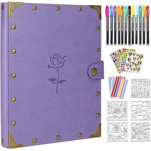 TIANYI-Album Photo Scrapbooking, Albums Photos DIY MéTalliques 60 Pages Scrapbooking Livre Fait à La Main DIY Album, Saint Valentin, Anniversaire, Cadeaux de Mariage - Neuf