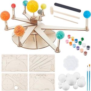Mod&egrave;le de syst&egrave;me solaire Boule de mousse Kit de mod&egrave;le de plan&egrave;te DIY - Neuf