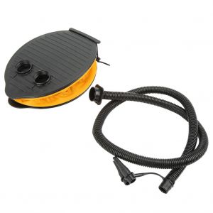Hjlian Pompe A Pied Gonflable 3 L, Grande Pompe A Air Jaune Pour Matelas De Natation (Grande Pompe A Pied) - Neuf