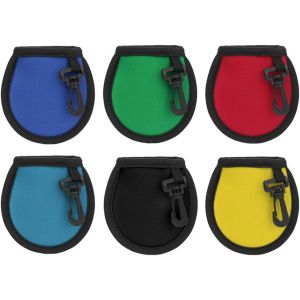 6 Pi&egrave;ces Sacs De Nettoyage De Golf,Pochette De Nettoyage Pour Balles De Golf,Nettoyage Portables Pour Balles De Golf,Portable Sac De Balles De Golf,Pour Outils De Nettoyage(6 Couleurs) - Neuf