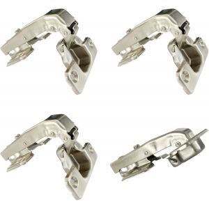 95 Degré Cpons Charnière à Bras Long avec Amortisseur pour Porte Charnières à Fermeture Douce pour Portes Placard Meuble Cuisine Lot de 4 - Neuf
