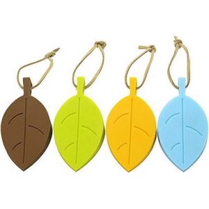 Cale de porte,10 cm | But&eacute;e de porte,but&eacute;e de porte en silicone &agrave; feuilles durables et antid&eacute;rapantes - Neuf