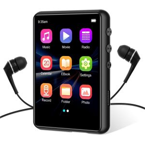 Hamiltion-64Go Lecteur Mp3, Bluetooth 5.3 Hifi Music Player, 2.4 Pouces Écran Tactile Lecteur Mp3 Avec Haut-Parleur Enregistreur, Radio Fm, Lecteur Mp3 Pour Enfants Avec Extension Jusqu'À 128Gb (Grey - Neuf