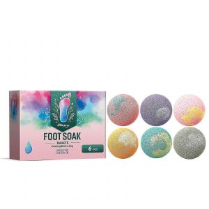 Sud De La Lune Aromath&eacute;rapie, Bain De Pieds Boules De Pr&eacute;venir La S&eacute;cheresse, Les Fissures Et Les &Eacute;plucher, Nettoyer Et Hydrater Les Pieds, Et De La R&eacute;paration De Talon Bain De Pieds Boules - Neuf