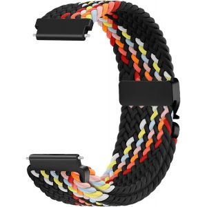 Kalanka-Nylon Bracelet Montre Tressé 18mm 20mm 22mm, Élastique De Remplacement À Dégagement Rapide Pour Femmes Et Hommes - Neuf