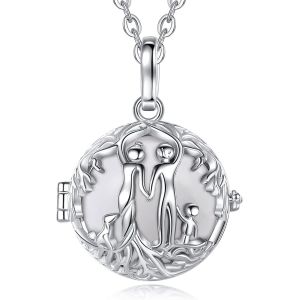 Tianyi-Bola Grossesse, Collier Bola De Grossesse Bijoux Maternite Cadeau Pour Femme Enceinte Future Maman 76 114cm Cha&icirc;nes - Neuf