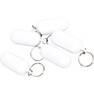 Letnerny-Lot De 5 Porte-Cl&eacute;s Flottants En Forme De Pilule Abs, Couleur Vive, Facile &Agrave; Reconna&icirc;tre Pour Le Bateau, Le Surf - Neuf
