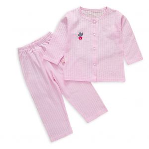 Ensemble De Vetements D'ete Tendance Et Respirant A Manches Longues Pour Nouveau-Ne (Rose 90) - Neuf