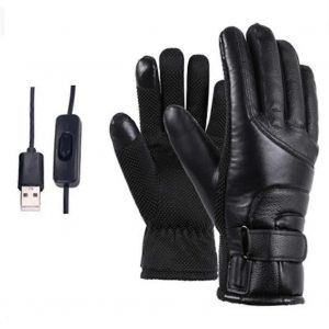 Cyclisme En Plein Air Gants De Vélo Thermiques Usb Imperméables À L'eau Gants Chauffants Électriques À Écran Tactile Chauffe-Mains Pour La Randonnée Ski Pêche - Neuf