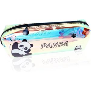 Trousse Panda Trousse Transparente Trousse Scolaire Grande Capacité Plumier Simple Mode Trousse Enfant Etanche Pochette Voyage Portable Idéal Pour Trousse Ecole 20×5.5×6Cm - Neuf