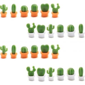 24 pcs aimants cactus,aimants mignons aimants décoratifs de réfrigérateur - Neuf