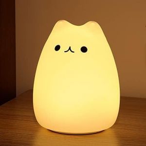 Bnhgc-Kids Cute Silicone Chaton Light, Belle Lampe De Chevet Pour Accompagner Les Enfants, Idéal Pour Les Cadeaux D'anniversaire Pour Les Enfants - Neuf