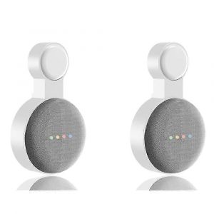 2pcs Convient pour Google audio pour Google nest mini support mural prise de deuxième génération support de suspension murale-1 édition - Neuf