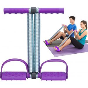 Covvy Corde De Traction &Eacute;lastique &Agrave; Double Ressort, P&eacute;dale De Tension Pour Les Pieds, Abdominaux, Jambes, &Eacute;quipement De Musculation, Extenseur Pour Fitness, Yoga - Neuf