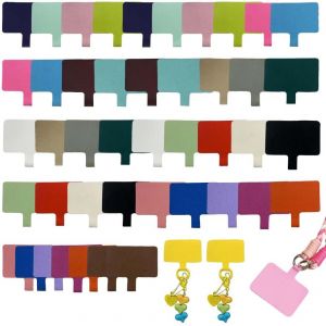 KAL-Pi&egrave;ces Languettes D'Attache Pour Cordon De T&eacute;l&eacute;phone Portable, Patch Universel Sans Adh&eacute;sif, Pi&egrave;ce De Rechange Pour Sangle,Attache Telephone,Patch Pour T&eacute;l&eacute;phone Portable - Neuf