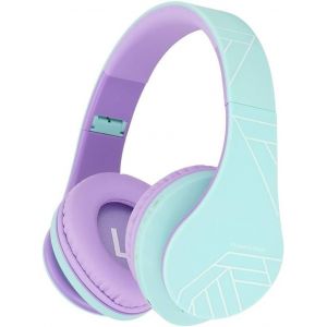 Casque Bluetooth Enfant, P2 Casque Audio Pour Enfants Avec Volume Limité À 85Db, Écouteurs Sans Fil Et Filaires, Casque Pliable Et Réglable, Confortable, Avec Micro Intégré, Micro Sd Slot - Neuf
