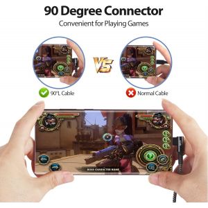 Chargeur Usb C 25W Adaptateur Secteur Usb-C Chargeur Rapide Pd3.0 Pour Samsung Galaxy S25/S24/S23/S22/S21 Ultra/A55/A54/A53 5G/S20/Note10/20 Ultra/S10, 2M Type C &Agrave; Angle Droit Vers C C&acirc;ble En Nylon - Neuf