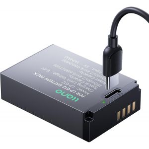Batterie LP-E12,Batterie de Remplacement USB-C 750 mAh LP-E12 Compatible avec Canon EOS-M,EOS M2,EOS M10,EOS M50,EOS M50 Mark II,EOS M100,EOS M200,SX70 HS,Rebel SL1 - Neuf