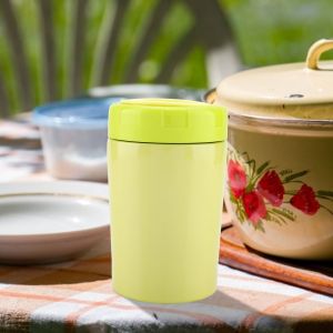 Hjlian Bouteille Isotherme En Acier Inoxydable Pour Aliments, Recipient Pour Aliments Braises, Boite A Lunch Pour La Conservation De La Chaleur (Vert) - Neuf