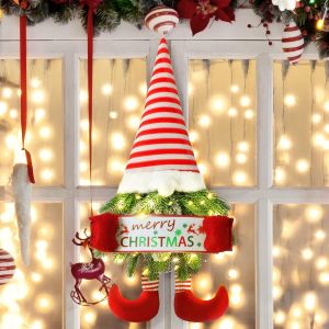 20 Pouces Couronne De No&euml;l Nain, Aiguille De Pin Couronne De No&euml;l - Neuf