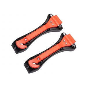 Marteau d'urgence pour voiture avec coupe-ceinture de s&eacute;curit&eacute; et brise-vitre - Neuf