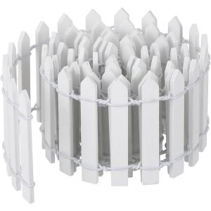 Mevronisshop-Mini Cl&ocirc;ture De Jardin F&eacute;&eacute;rique De 89,9 Cm, Cl&ocirc;ture D&eacute;corative En Bois Miniature Pour Maison De Poup&eacute;e, Maison, Jardin, Artisanat, Projet De Diorama, D&eacute;coration De Plantes - Neuf