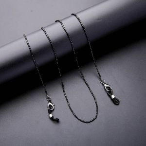 Cha&icirc;ne De Lunettes En Perles Pour Femmes, Cha&icirc;ne De Lunettes D'&eacute;t&eacute;, Marguerite, Fleur, Pendentif, Masque, Sangle, Collier Fait &Agrave; La Main, Lani&egrave;re De Lunettes De Soleil--02 Black - Neuf