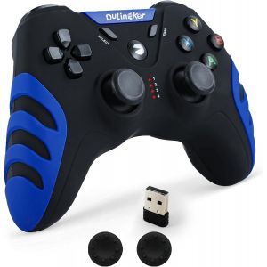 Manette Pc Sans Fil, Ps3 Manette Pc Gamepad Avec Hall Effect Joystick Et Double Vibration, Sans Fil 2,4g Gamer Manette Pour Windows 11 10 8, Ps3, Android Tv, Tv Box, Steam, Raspberry Pi - Neuf