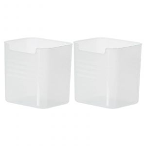 Bo&icirc;te D'organisateur De Porte De R&eacute;frig&eacute;rateur &Eacute;conomisant De L'espace Grande Capacit&eacute; Bacs De Bo&icirc;te De Rangement De R&eacute;frig&eacute;rateur Translucide - Neuf