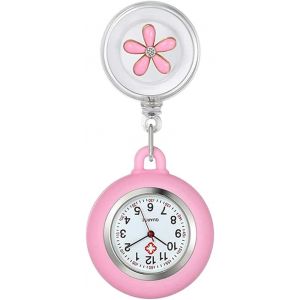 Infirmière À Surveiller, Personnalisé Montre De Poche, Aiguilles Lumineuses, Montre De Poche Avec Clip, Cadeau Pour Les Médecins Et Les Infirmières - Neuf