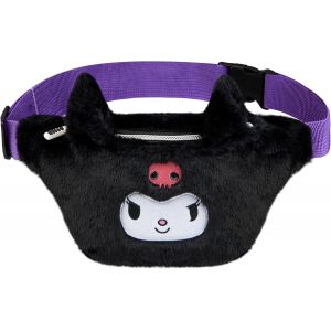 SJZG-Kuromi Sac Banane En Peluche Pour Fille Avec Sangle R&eacute;glable - Cadeau Fille - Neuf