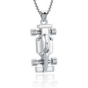 Kal-Collier Urne Urne Pour Cendres Pour Femmes Et Hommes Formule One Voiture De Course Pendentif Cendres De Voiture Cr&eacute;mation Bijoux M&eacute;morial Pendentif Souvenir Porte-Cendres Bijoux Cadeau - Neuf