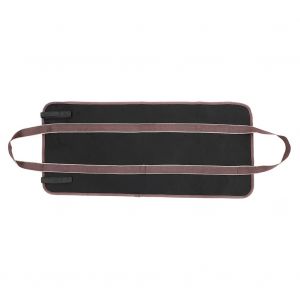 Sac de rangement pour buches de bois de chauffage en toile robuste pour l'exterieur, accessoire de camping (noir) - Neuf