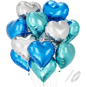 AYUHR-Ballon Coeur Rose Beige, 18 Inch Ballon Mariage Forme de Coeur, Ballons de Fleuret Coeur Hélium Rose Beige Décoration pour Anniversaire, Douche de bébé, Mariage, Valentine Décoration - Neuf