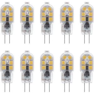 Kal-Lot De 10 Ampoules Led G4 2w 20w Blanc Chaud 3000k 200lm Ac 220-240 V Ampoule Led G4 Ampoule À Intensité Non Variable - Neuf