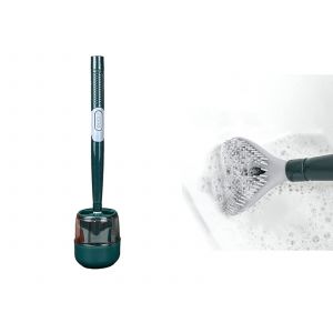 Brosse WC murale verte avec distributeur de savon - Lot de 2 - Neuf