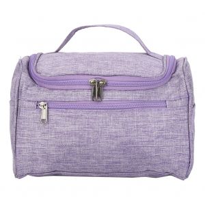 Sac de rangement portable pour outils cosmetiques, pinceaux de maquillage, rouge a levres, articles de toilette, violet - Neuf