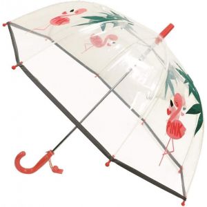 Ershi-Parapluie Enfant Transparent Cloche - Bordure Fluorescente[1829] - Neuf