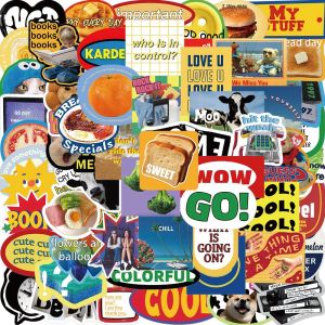 Lot De 60 Autocollants Graffiti Pour Ordinateur Portable, Voiture, Moto, Vélo, Casque, Skateboard, Guitare, Bouteille D'eau, Décoration Cool, Cadeaux - Neuf