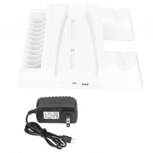 Station De Charge Verticale Pour Manettes Playstation 5 Avec Ventilateurs De Refroidissement, Prise Americaine 100-240 V - Neuf