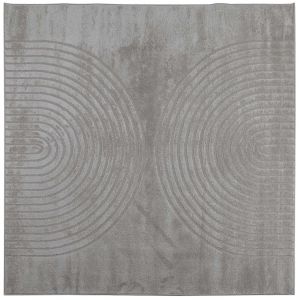 Vidaxl Tapis De Surface Carr&eacute; Gris 200 X 200 Cm - Neuf