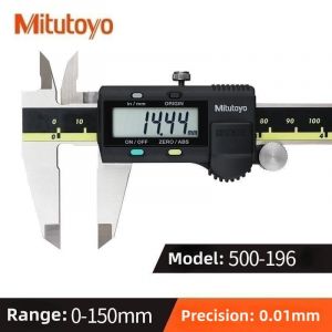 Mitutoyo Vernier calibre pied à coulisse numérique absolu 500 IN/MM précision 0.01mm LCD outils de mesure électronique - Type 150mm - Neuf