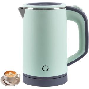 Bouilloire de Voyage Petite 800 ml - Cuisson Rapide 5 Minutes, Mini Portable Camping, Silencieuse en Acier Inoxydable - Neuf