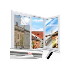 Film de fen&ecirc;tre - Linarun 50x200 cm - Effet miroir sans tain - Protection UV 99% - R&eacute;duction chaleur 85% - Neuf