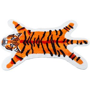 Kalanka-Tapis De Bain Amusant Motif Tigre, D&eacute;coration De Salon, Antid&eacute;rapant, Absorbant, En Forme D'animal, R&eacute;sistant &Agrave; La Salet&eacute; Et Facile &Agrave; Entretenir - Neuf