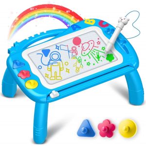 ERYI-Jouet Enfant 1 2 3 4 Ans Garcon, Ardoise Magique Grande Cadeau Garcon 2 3 4 Ans Tablette Dessin Magnétique Jouet Bebe 1 An Garcon Jouet Garcon 2 3 Ans Cadeau 1 An Garcon Noël - Neuf