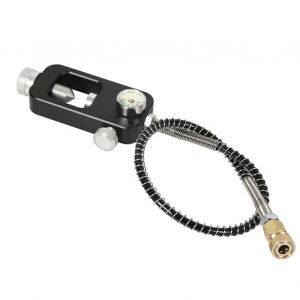 Adaptateur De Remplissage Pour Bouteille De Plongee, Adaptateur De Remplissage Pour Bouteille D'oxygene En Alliage D'aluminium, Adaptateur De Remplissage Pour Bouteille, Accessoires Pour Station De Plongee Avec Manometre Et Tuyau - Neuf