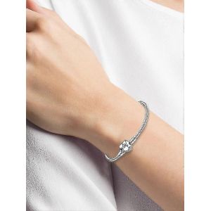 Bracelet En Tricot De Serpent Pandora Avec Fermeture Cylindrique,Hww - Neuf