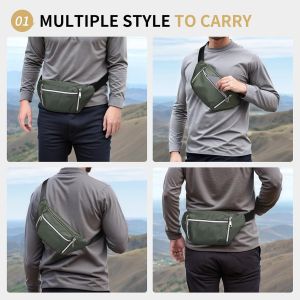 SJZG-Sac Banane Pour Homme Et Femme, Sac Banane Antivol En Nylon Imperm&eacute;able Pour Voyage, Randonn&eacute;e, Course &Agrave; Pied, Sport (Jaune), Jaune - Neuf